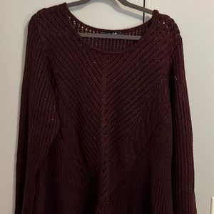 Salone&sadie dark purple knit sweater!